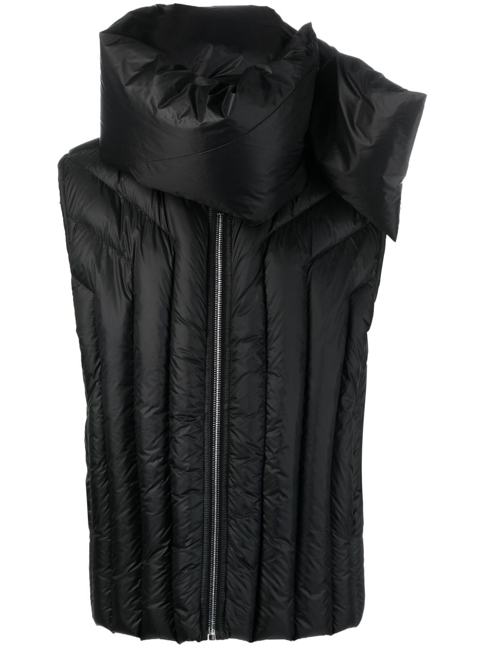 Gimp Detachable-Neck Padded Gilet