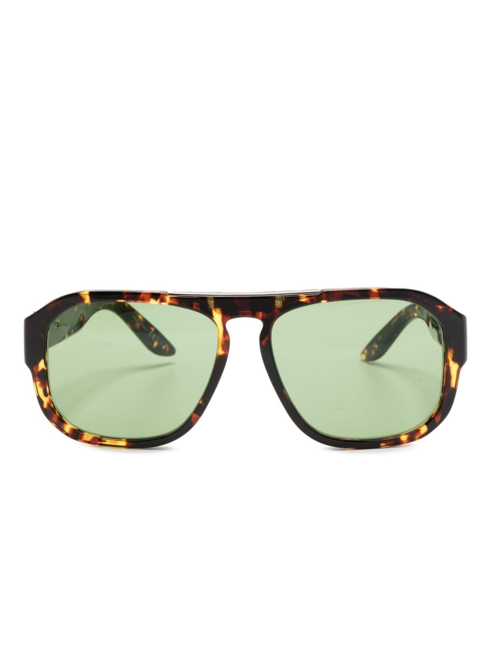 Logo-Print Pilot-Frame Sunglasses