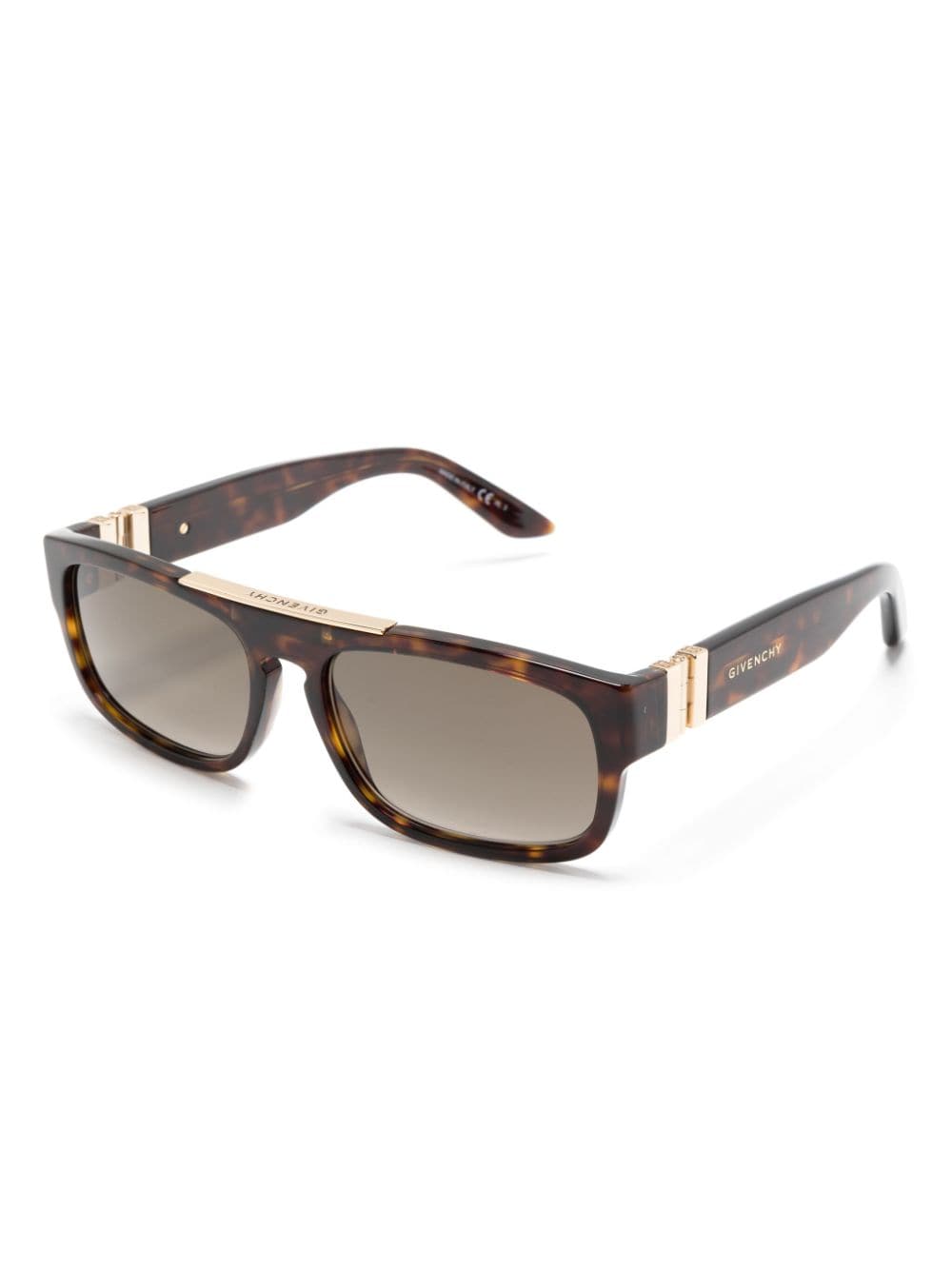 Logo-Print Rectangle-Frame Sunglasses