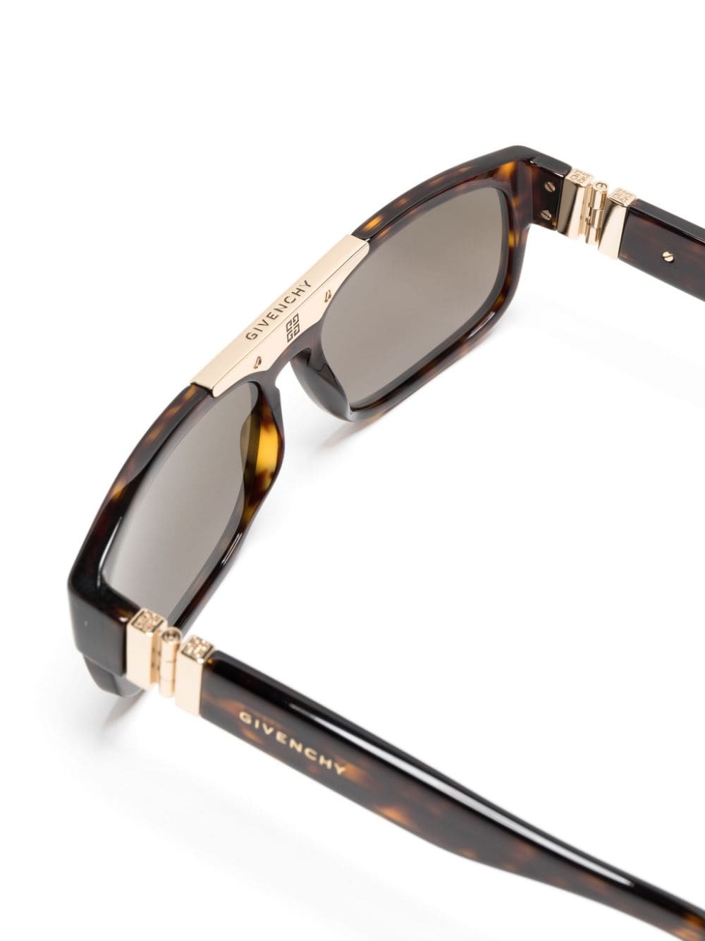 Logo-Print Rectangle-Frame Sunglasses